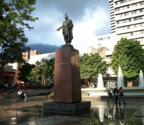 Estatua de Francisco de Paula Santander santa fe bogotá